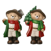 Decoris Terracotta Bear 24cm - 2 Assorted